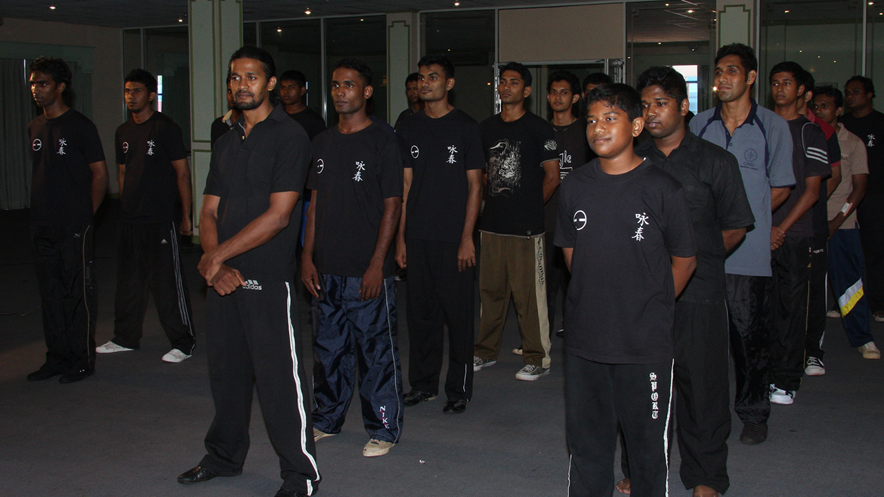 Instructor Sanjaya Wing Tsjun Action