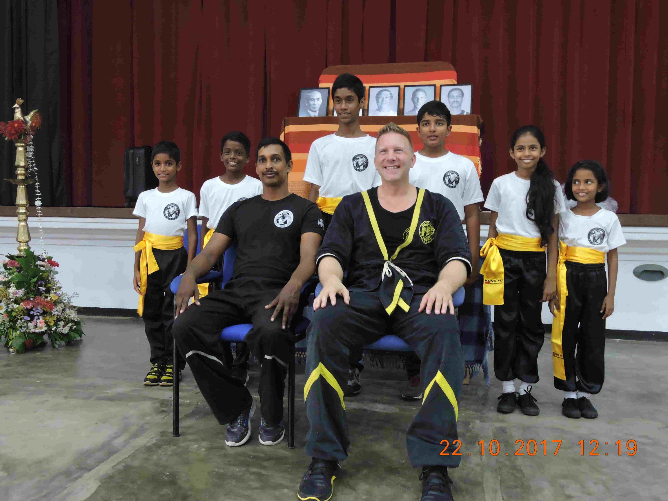 Kids Wing Tsjun Student Practice
